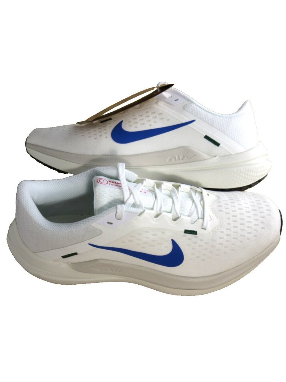 Nike Women's Air Winflo 10 Running Shoes Sail White Game Royal Blue Sizes NEW